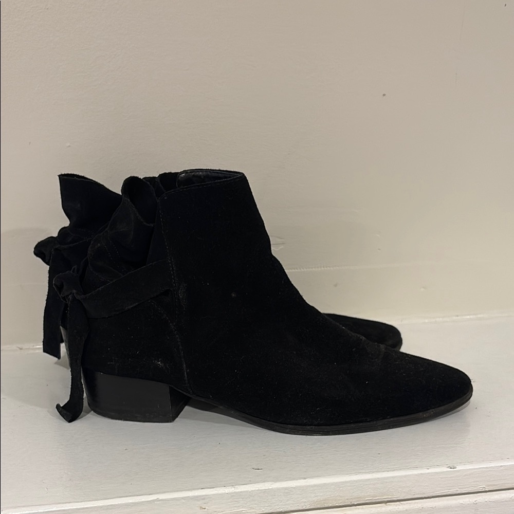 Black Suede Ankle Boots